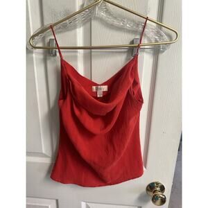 Cassidy VNT Set Of 2 Tank USA 8- 10 Red Polka Dot Pullover Pure Silk Sexy 90s